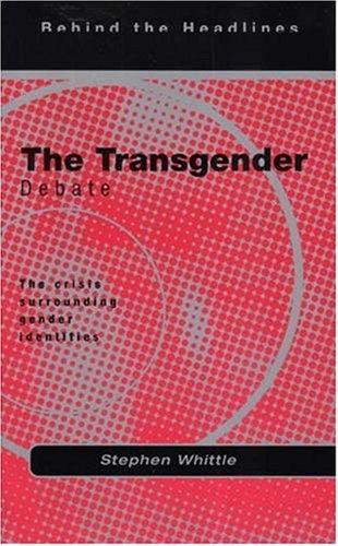 Cover of The Transgender Debate by Stephen Whittle